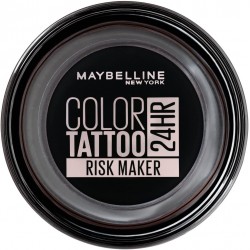 Maybelline New York - Color Tattoo Gel Fard à Paupières - Risk Maker Noir (190)
