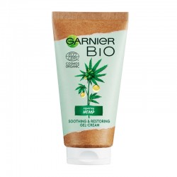 Garnier gel crème hydratant visage au chanvre réparateur nourrissant vitamine E