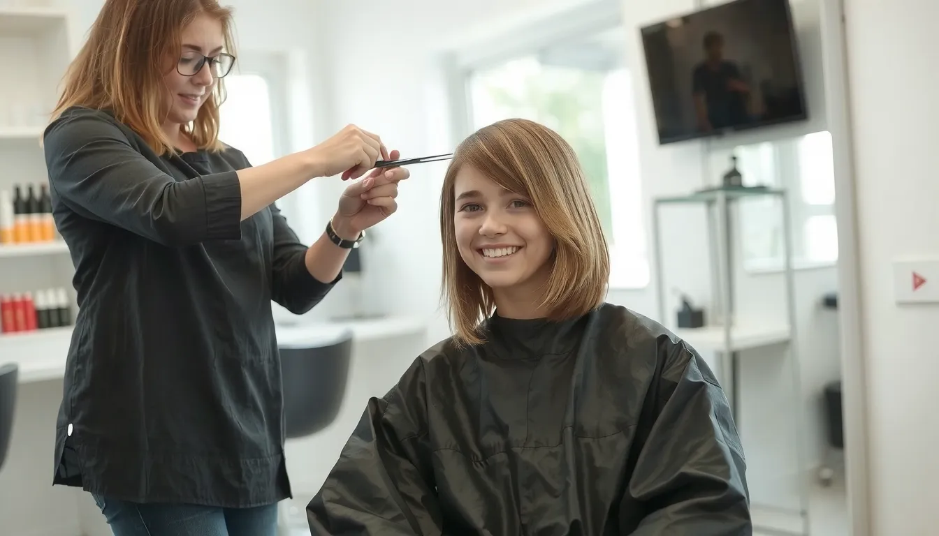 coupe de cheveux pour adolescent