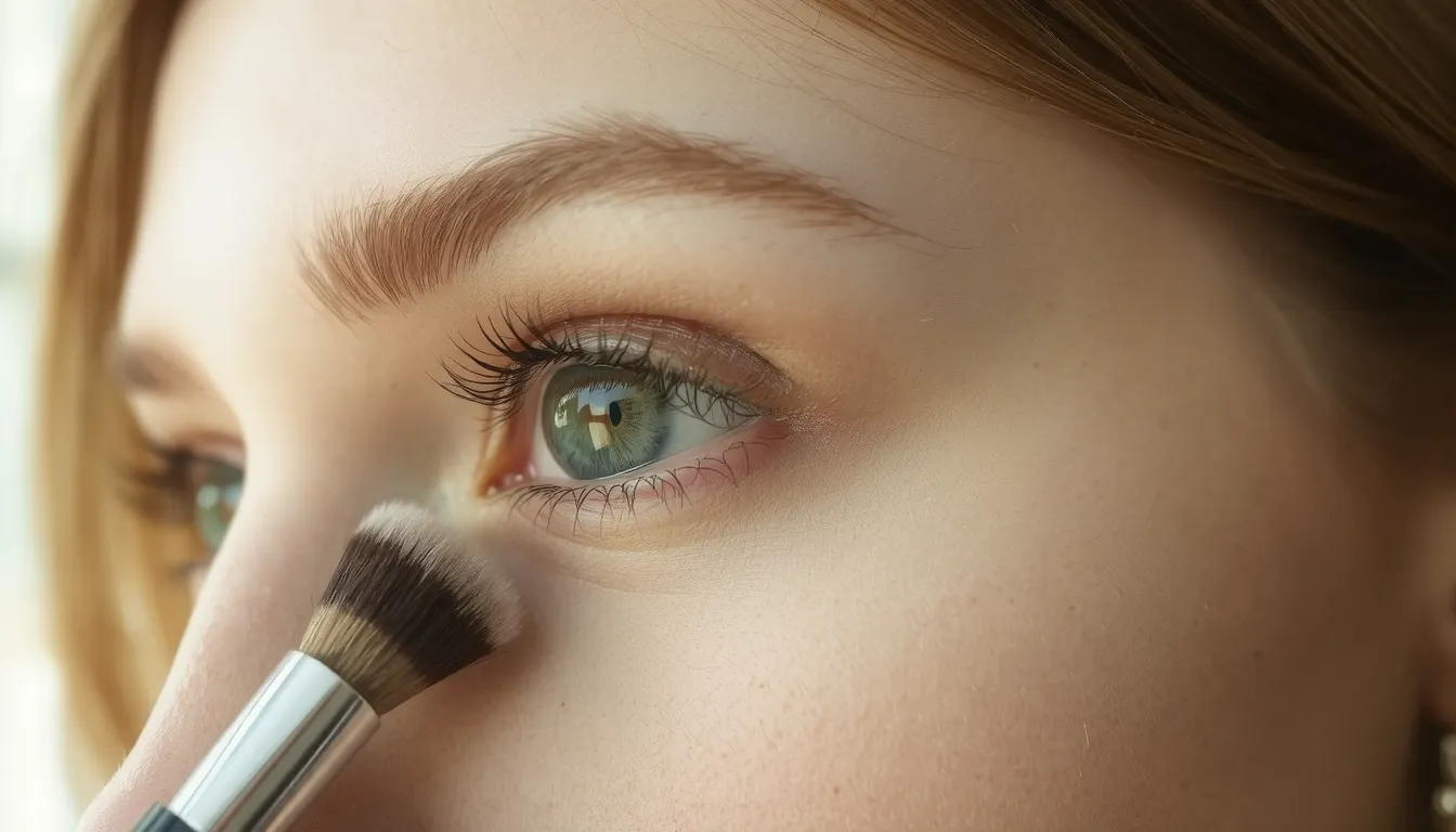 maquillage pour yeux verts