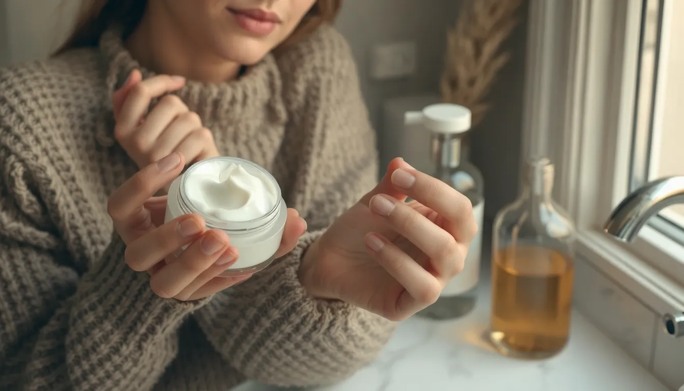 routine peau seche hiver